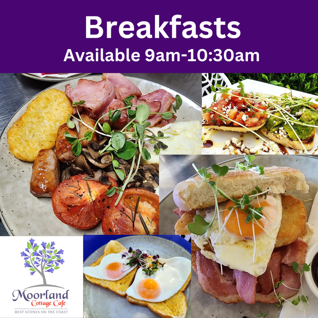 Breakfast Menu | Moorland Cottage Cafe